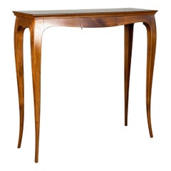 Tavolino in noce con cassetto nascosto di Pier Luigi Colli, Italia, anni '50