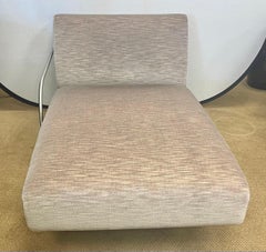 Pier Luigi Frighetto Signed Chaise Sofa Mid Century Style Made in Italy