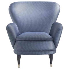 Blauer Sessel von Fratelli Boffi von Fratelli Boffi