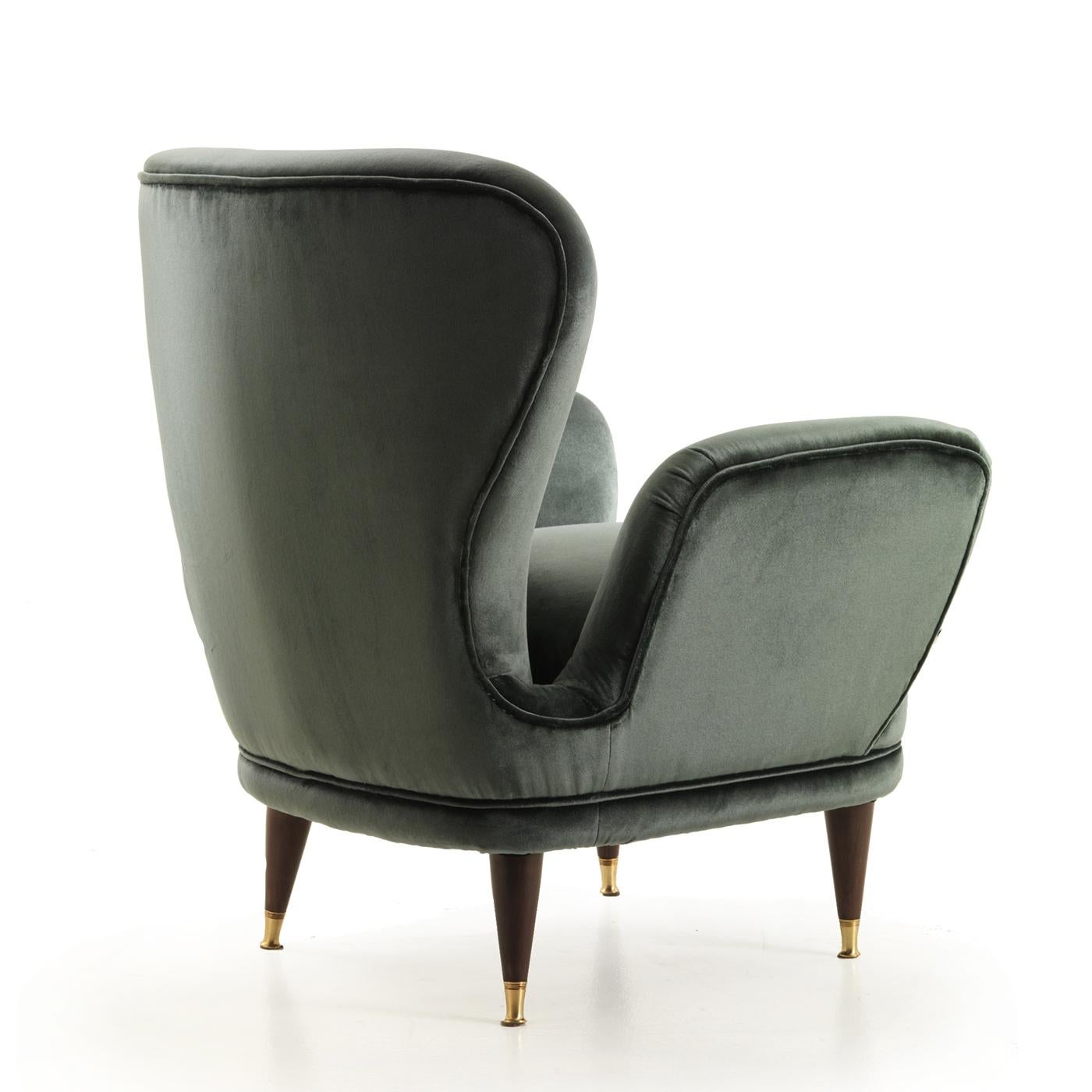 Italian Piera Upholstered Armchair For Sale