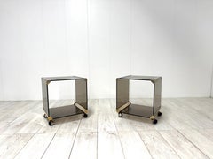 Pierangelo Gallotti, Pair of bedside tables, Prod. Gallotti & Radice, 1970s