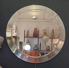 Miroir mural rond Pierangelo Gallotti pour Gallotti & Radice, Italie, années 1970