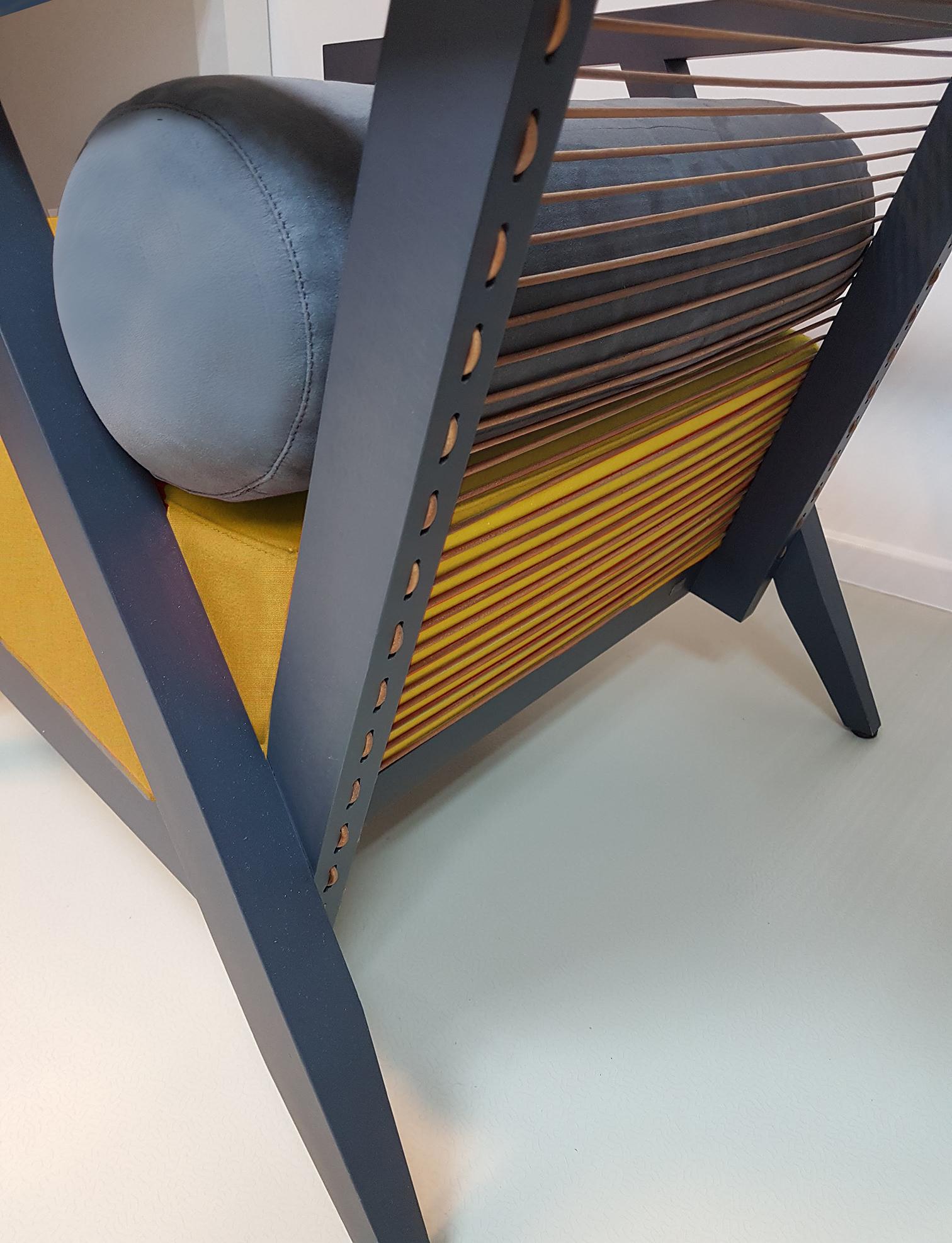 Pierantonio Bonacina, Pair of 'Astoria Hb' Lounge Chairs, 1990s In Excellent Condition In Rijssen, NL