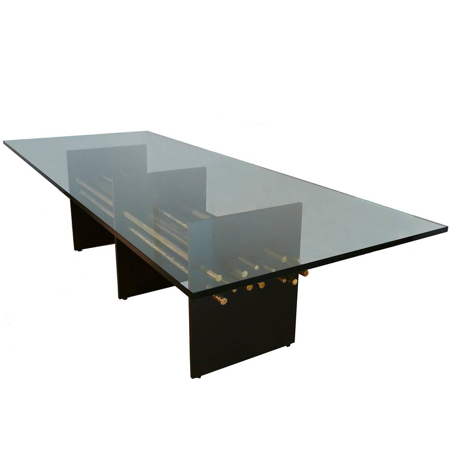 Pierce Bronze Dining Table For Sale