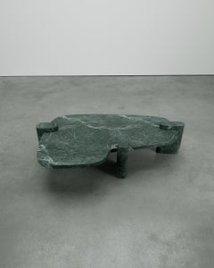 Pierce Soapstone Marble Table by Phillip Jividen