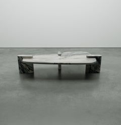 Pierce Table Pele de Tigre Honed  by Phillip Jividen