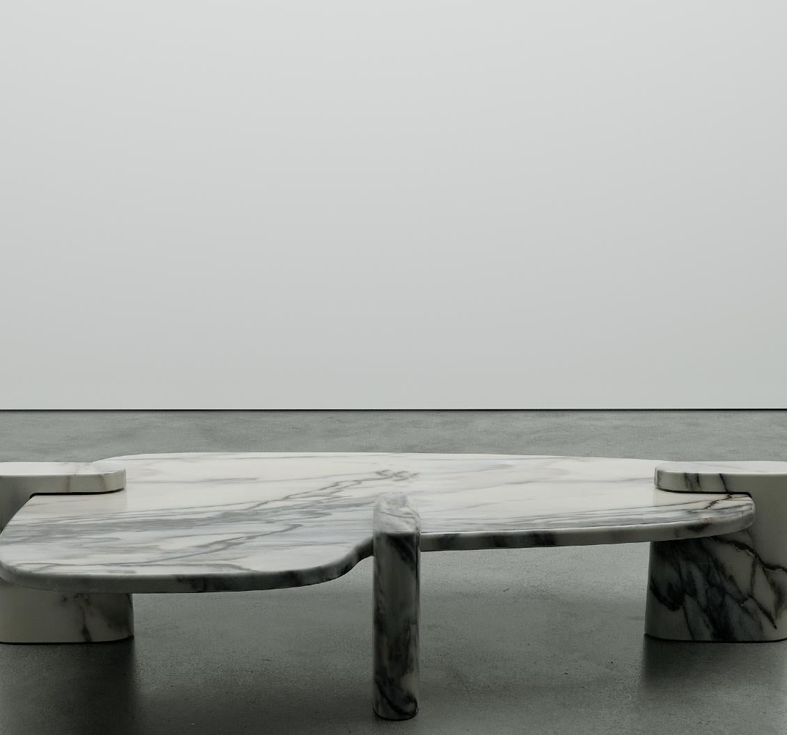 American Pierce Table Pele de Tigre Honed  by Phillip Jividen For Sale
