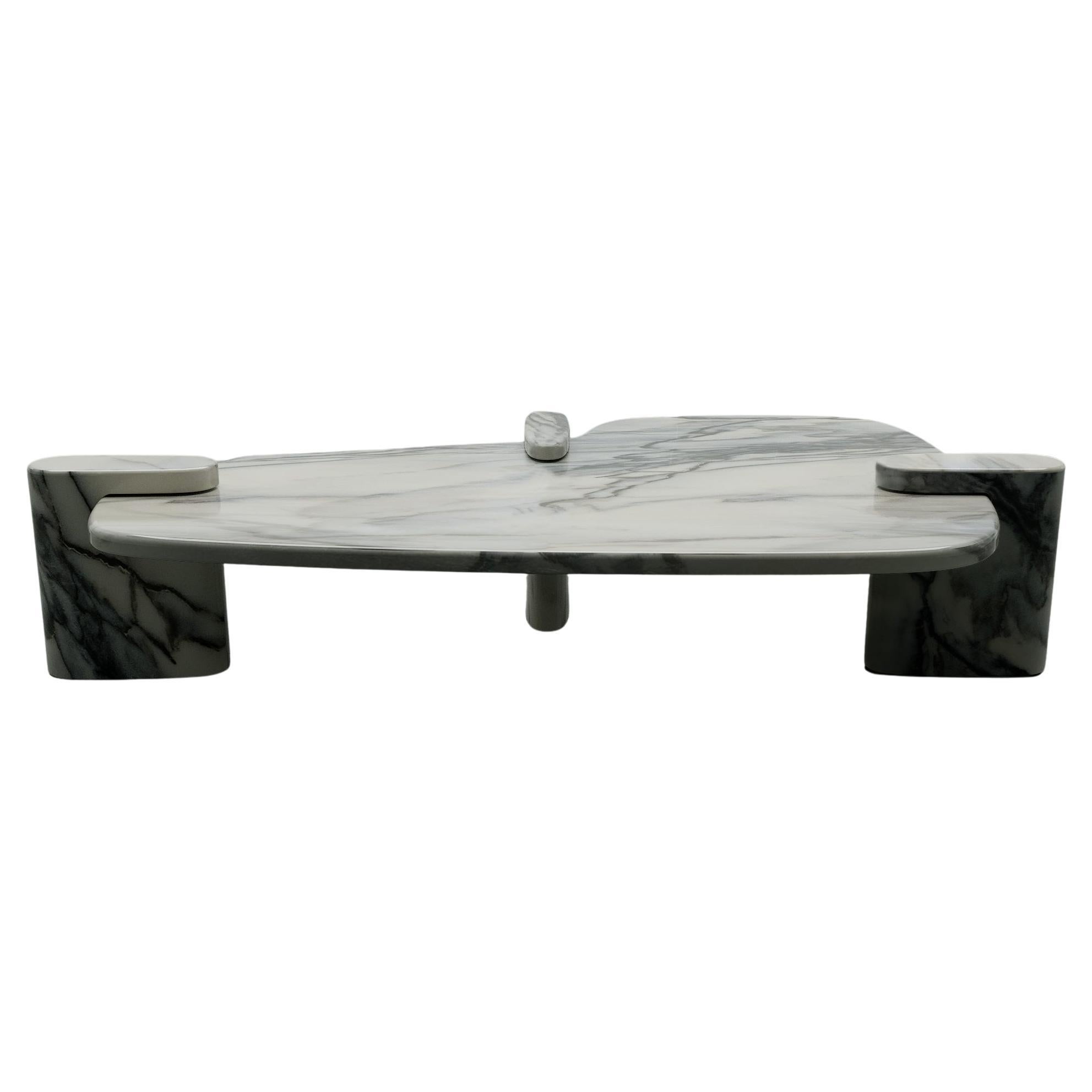 Pierce Table Pele de Tigre Honed  by Phillip Jividen For Sale