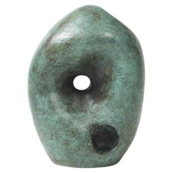 Sculpture en bronze percée de David Haskell