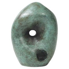 Sculpture en bronze percée de David Haskell