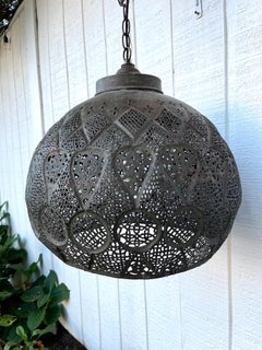 Vintage Pierced Moroccan Chandelier