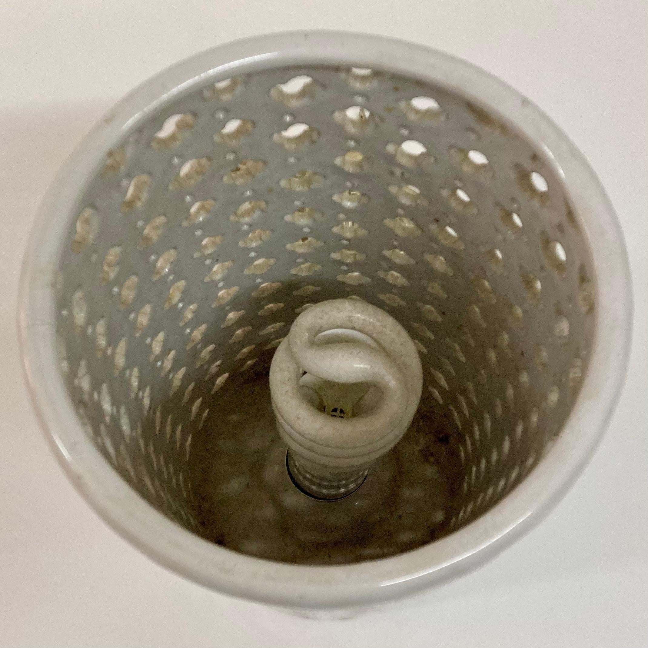 Pierced Pattern Ceramic Uplight For Sale 3