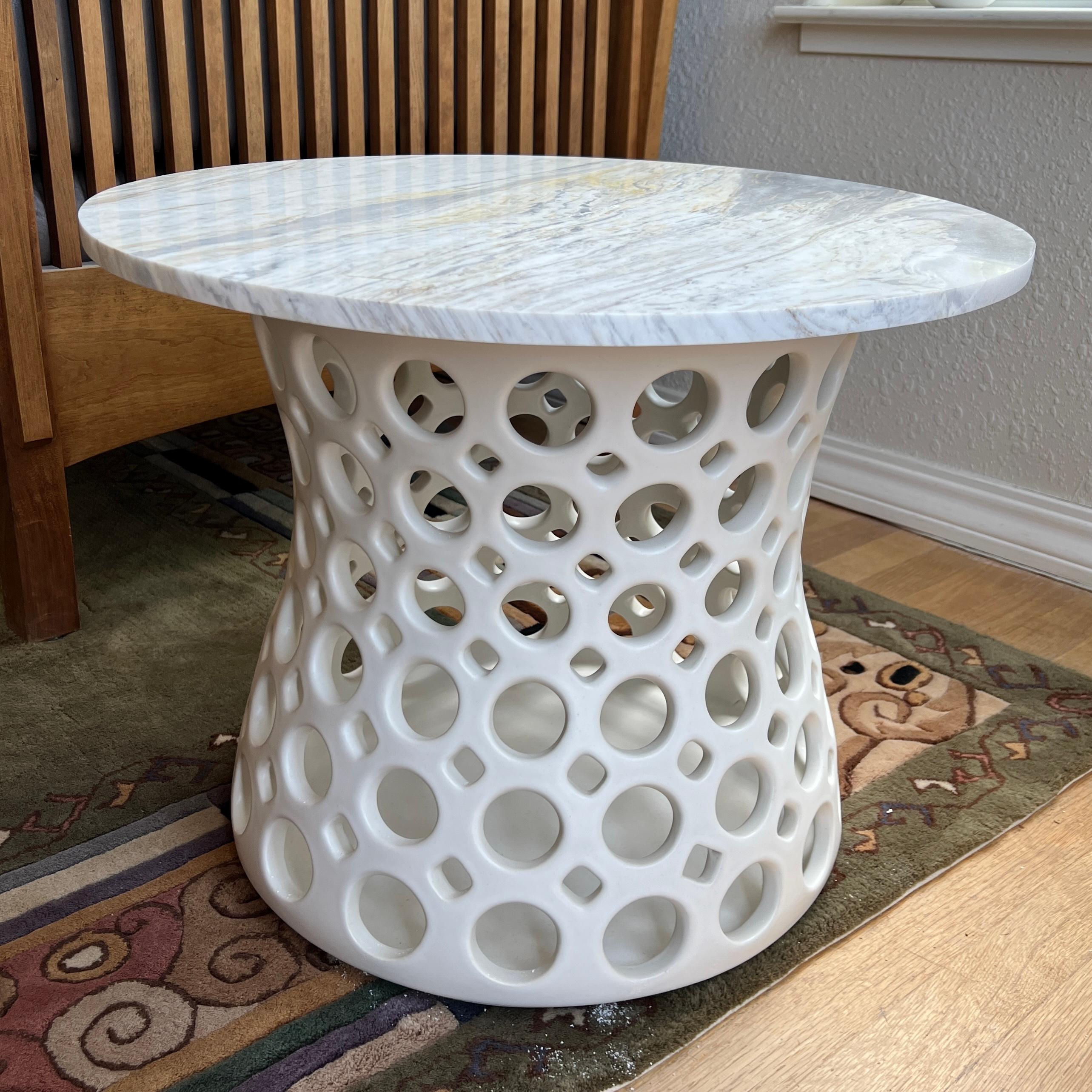 ceramic side tables