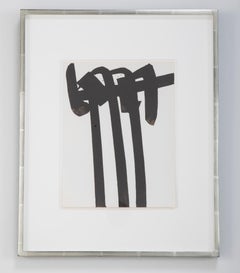 Piere Soulages, Lithographie intitulée Lithographie n° 34