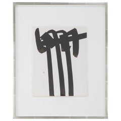 Piere Soulages, Lithograph Titled Litho #34