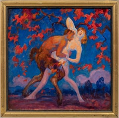 Pieretto Bianco (pintor italiano) - Pintura de figuras de principios del siglo XX - Sátiro