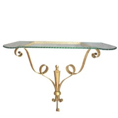 Pierluigi Colli Midcentury Italian Designer Bronze Consolle, 1950s