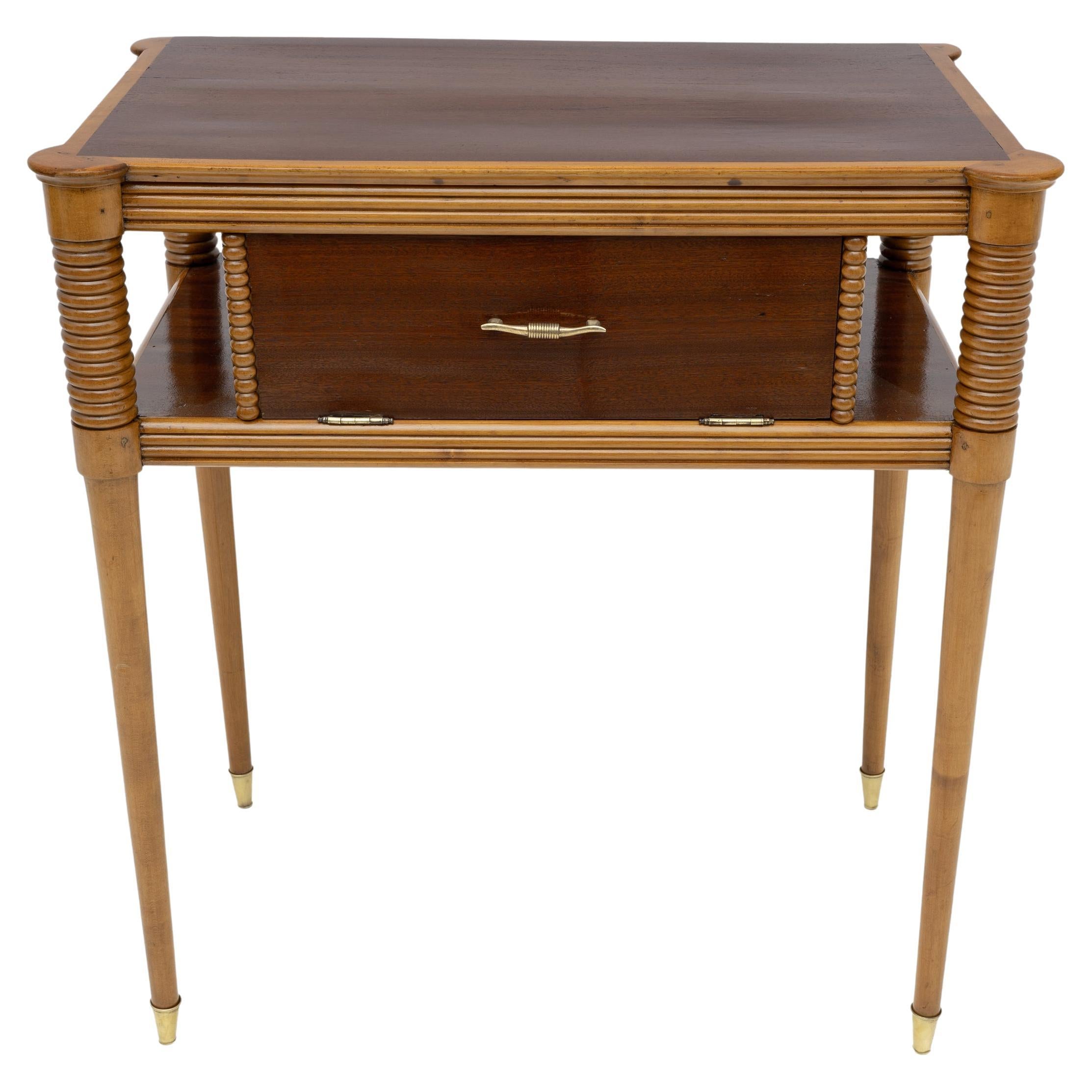 Pierluigi Colli Stil Mid-century Modern Italienischer Ahorn Konsolentisch, 1950er Jahre
