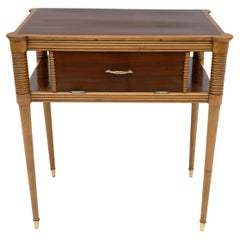 Table console en érable de style Pierluigi Colli, italien moderne du milieu du siècle dernier, années 1950