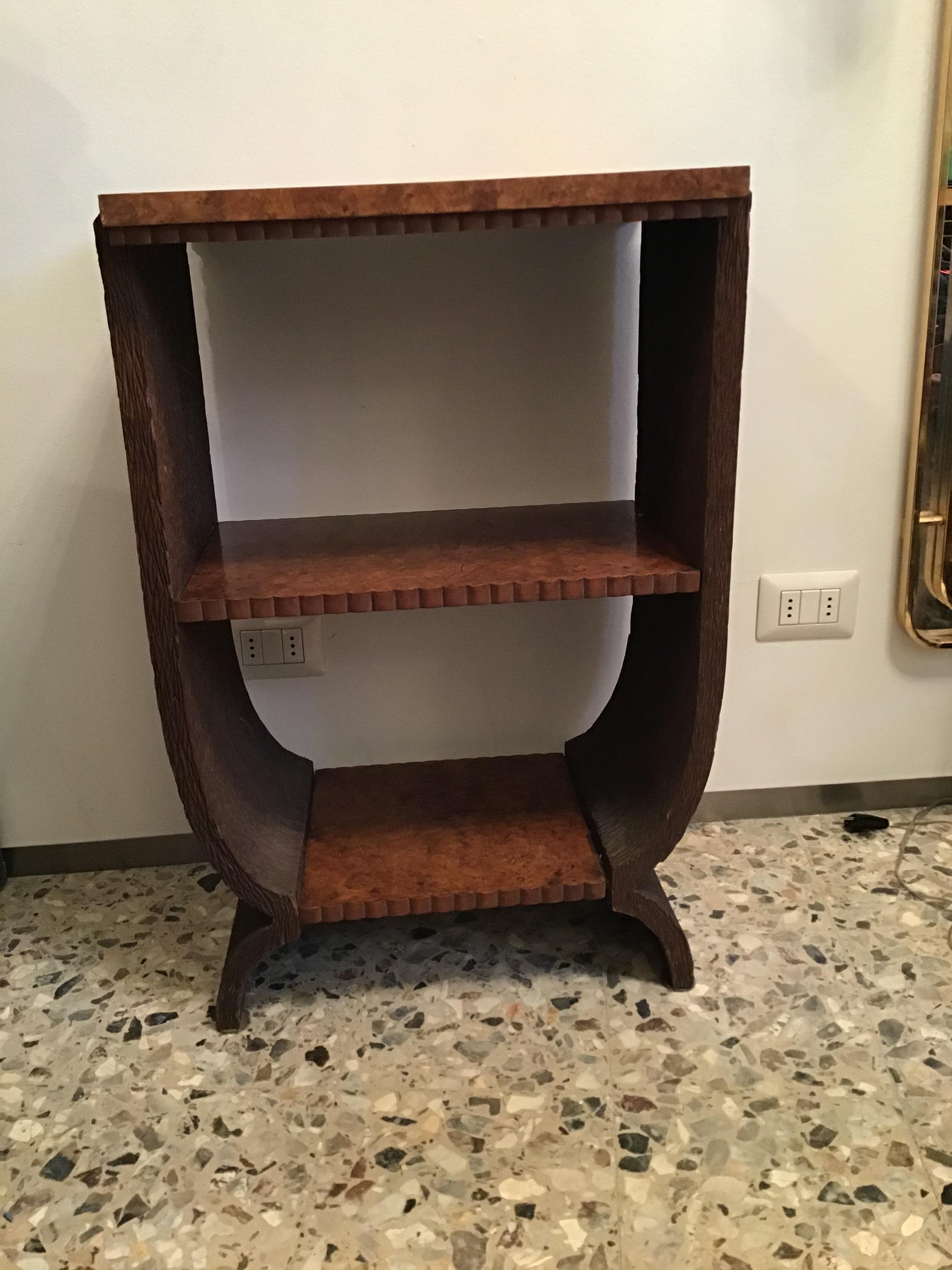 Pierluigi Colli Table/Étagère Wood 1949 Italy In Excellent Condition For Sale In Milano, IT