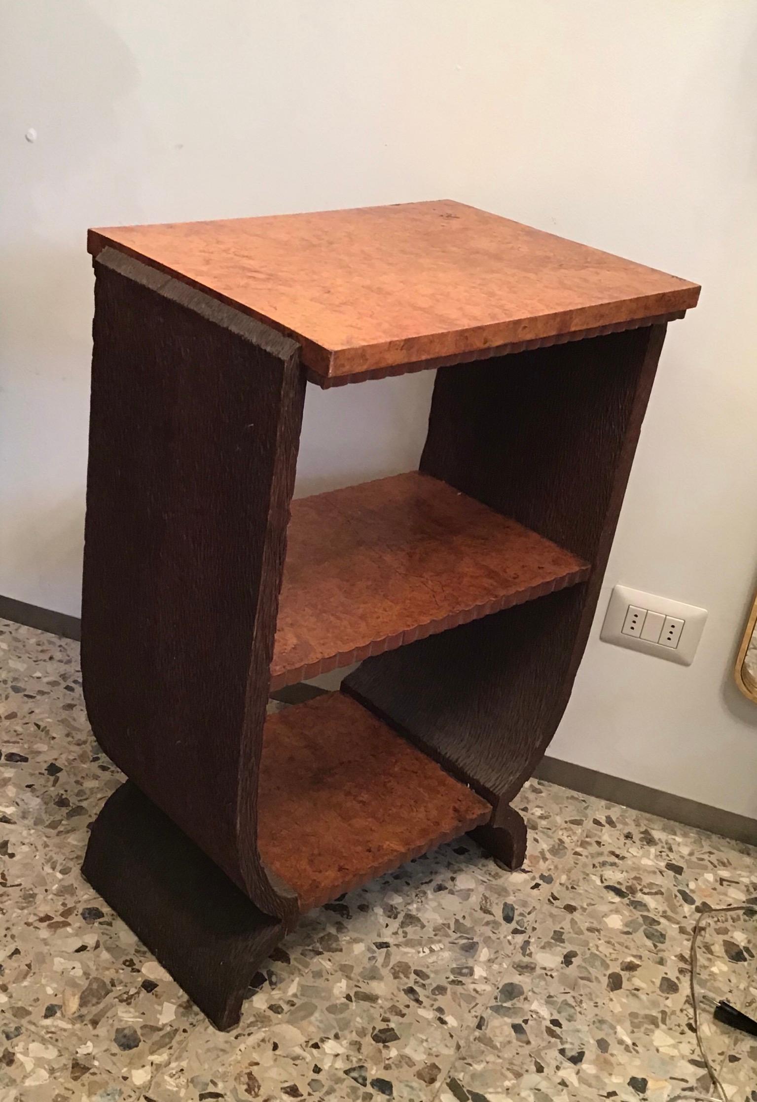 Pierluigi Colli Tisch/Étagère Wood 1949 Italien (Mitte des 20. Jahrhunderts) im Angebot
