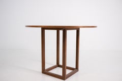 Pierluigi Ghianda "Gabbiano" Folding Table in Walnut, Limited Edition