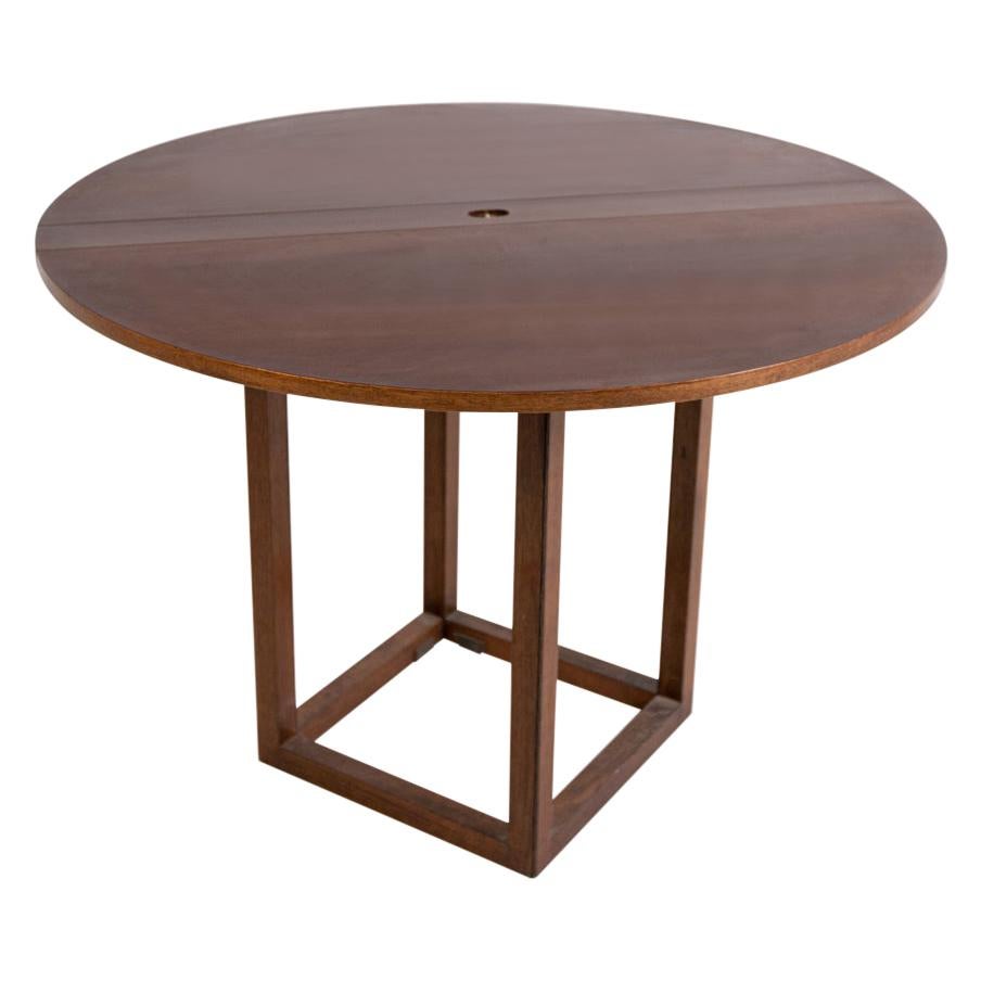 Pierluigi Ghianda "Gabbiano" Folding Table in Walnut, Limited Edition