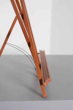 Pierluigi Ghianda, Rare Folding Lectern in Pear Wood, Signed, 1935