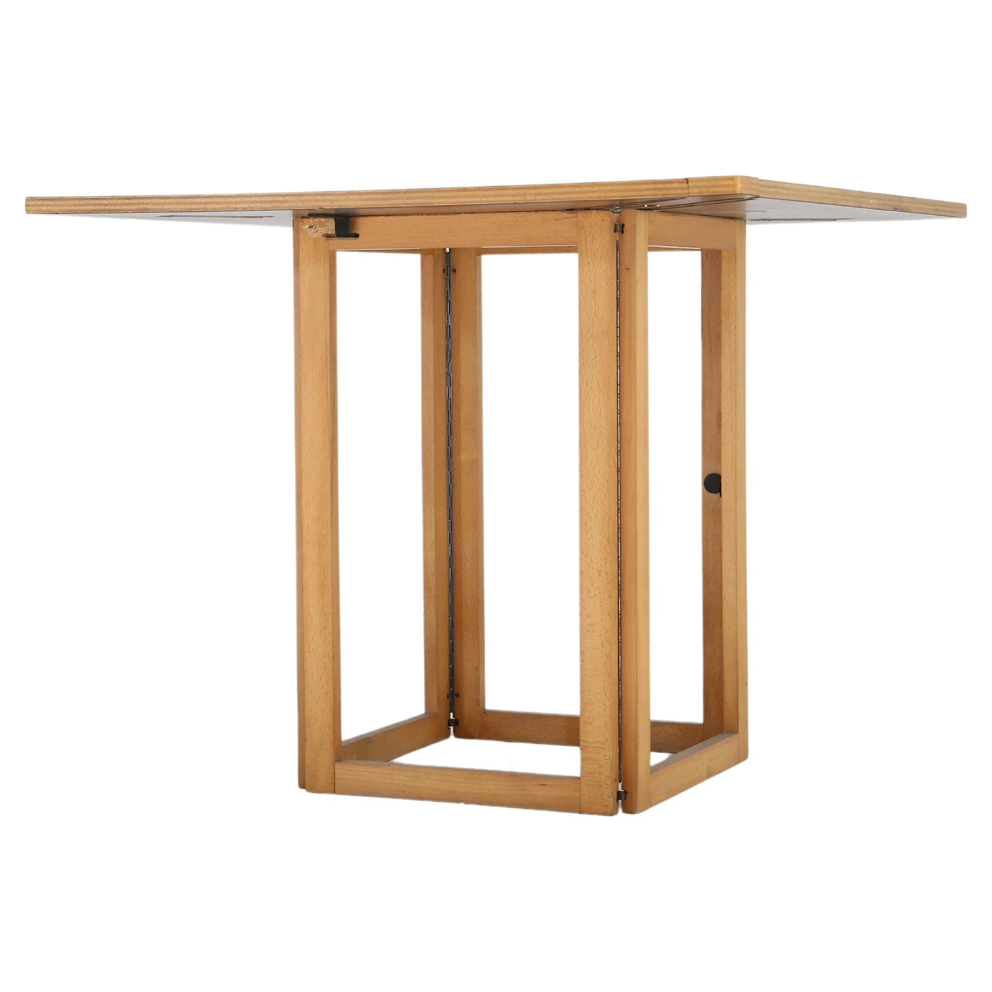 Pierluigi Ghianda Vintage "Gabbiano" Table in Wood For Sale