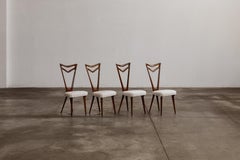 Pierluigi Giordani Dining Chairs, Italy, 1950s, Set of 4