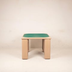 Pierluigi Molinari Lacquered Wood and Green Felt Game Table for Pozzi, 1970