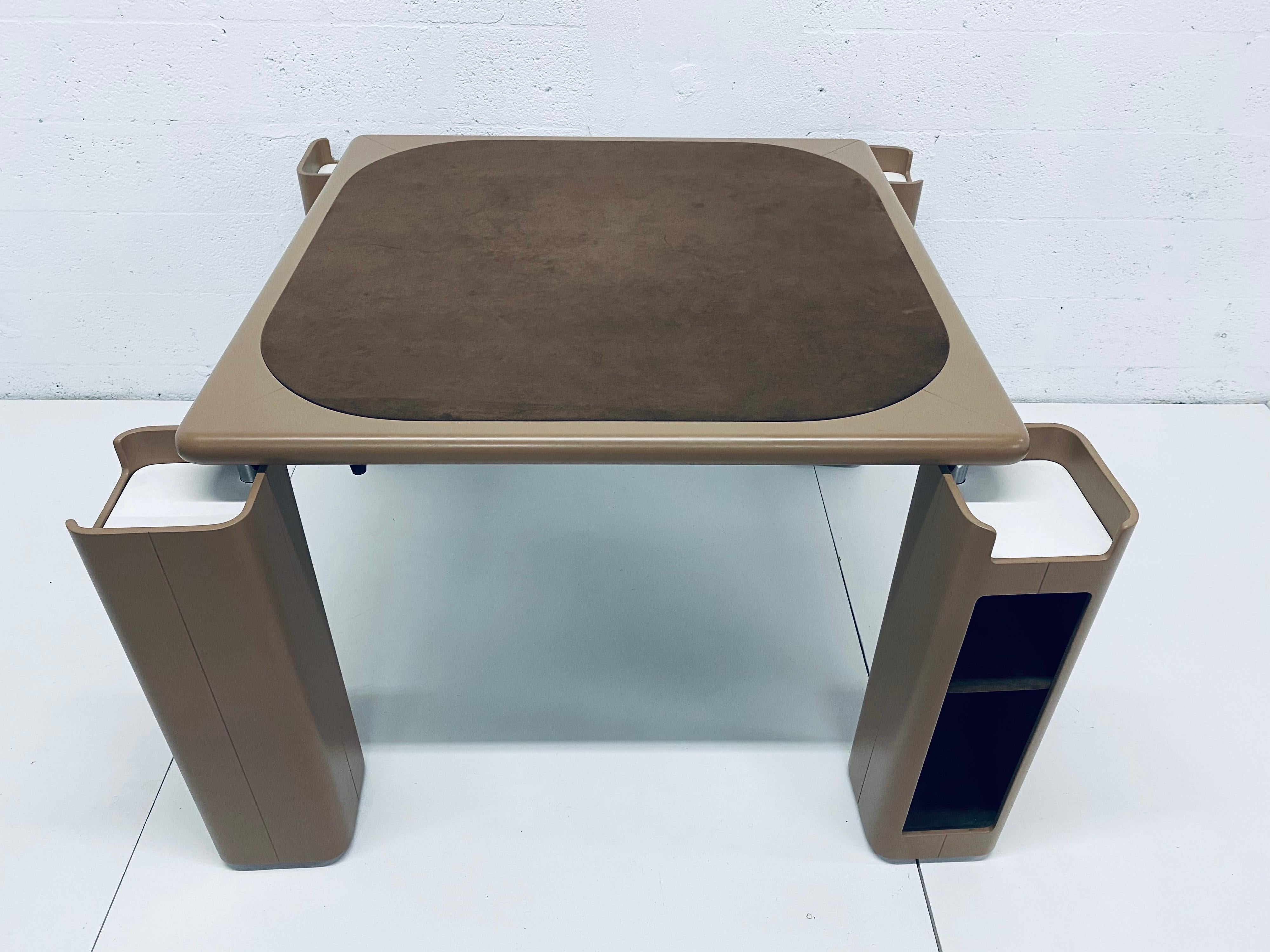 Late 20th Century Pierluigi Molinari Modern Poker and Game Table for Pozzi Milano, 1970s