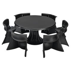 Ensemble de salle à manger 'Boccio' de Pierluigi Spadolini pour 1P avec table et six chaises