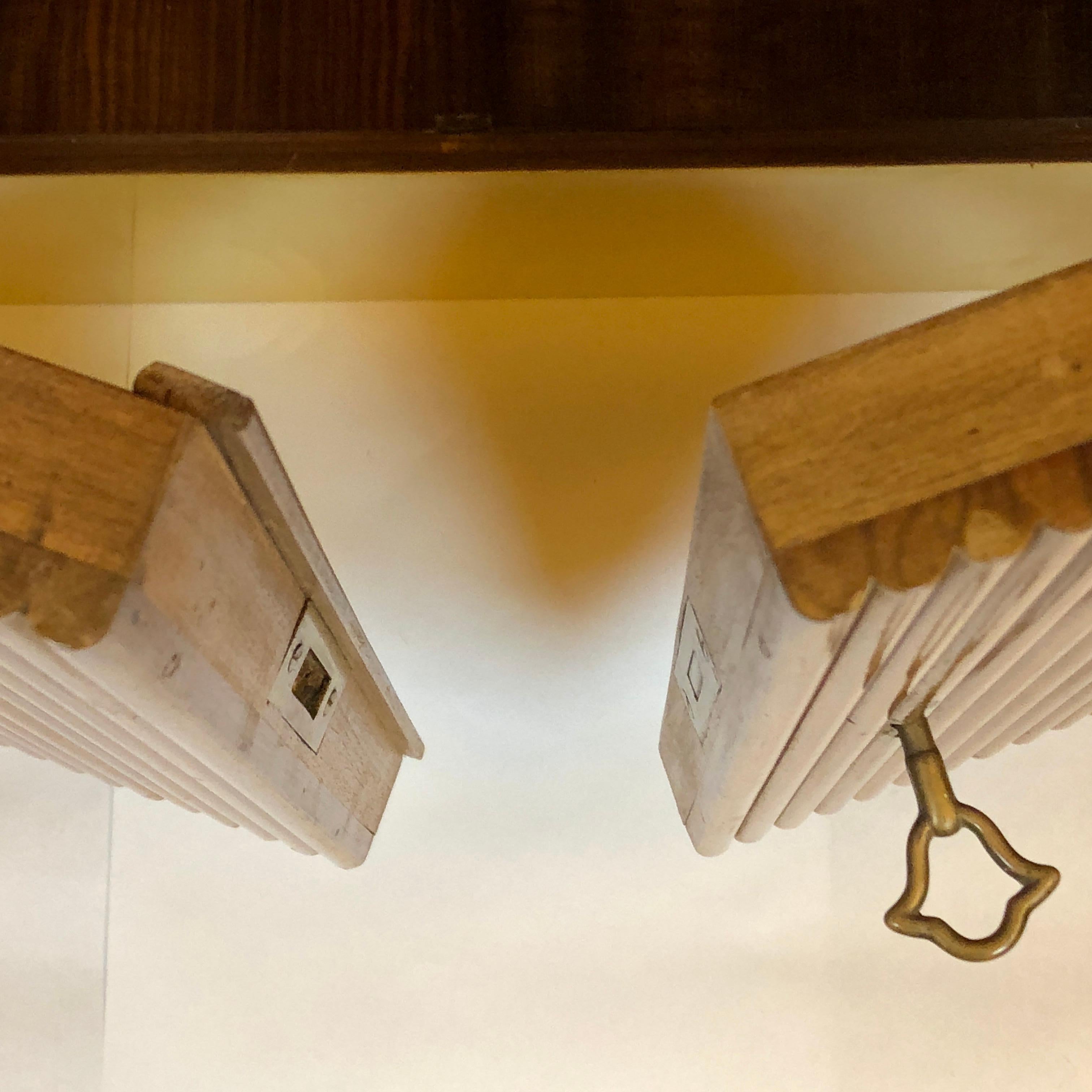 Pierluigi Spadolini Mid-Century Modern Walnut Libraries with Brass Details, Pair 5