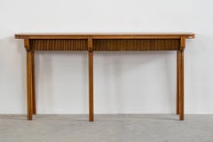 Holz-Konsolentisch "Spadolini" von Pierluigi Spadolini, italienische Herstellung 1950er Jahre