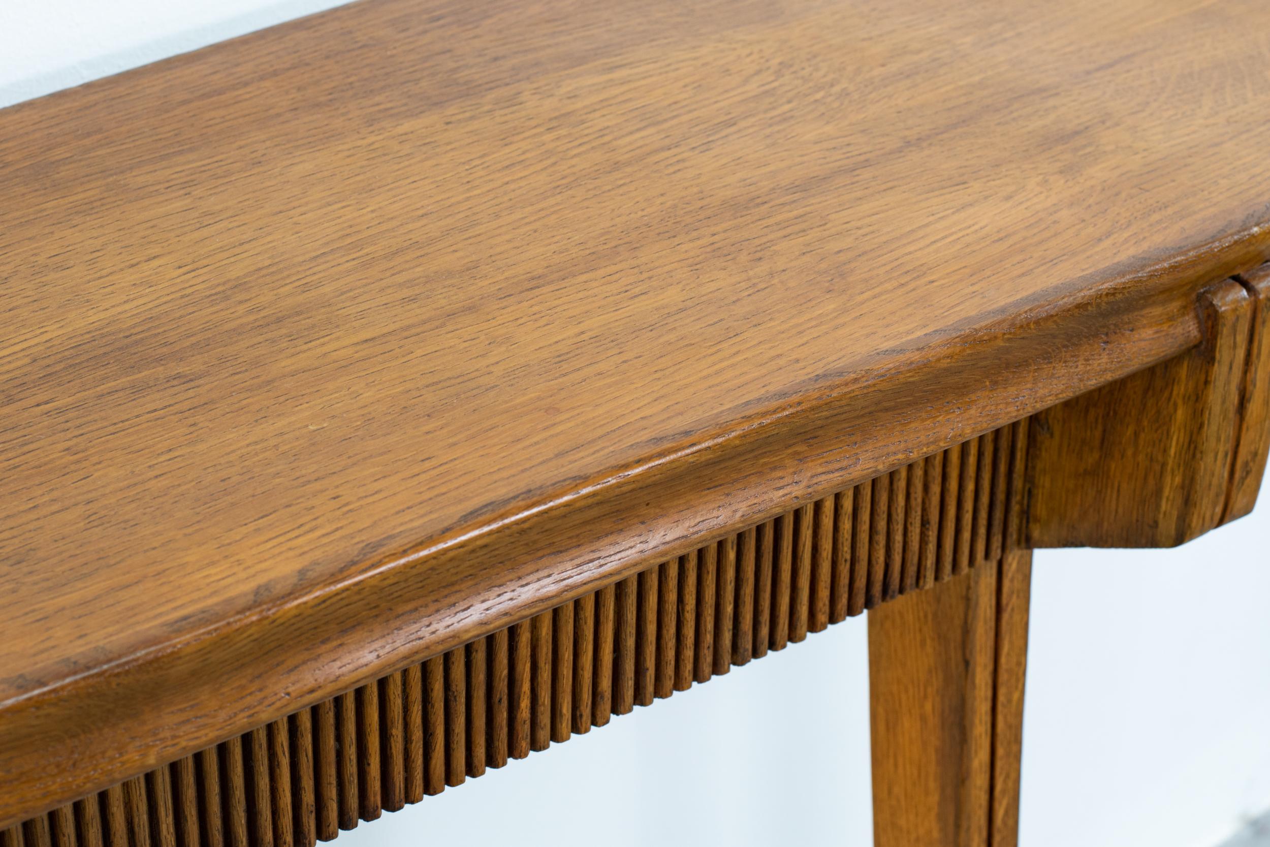 Pierluigi Spadolini Wooden Console Table Italian Manufacture 1950s 1