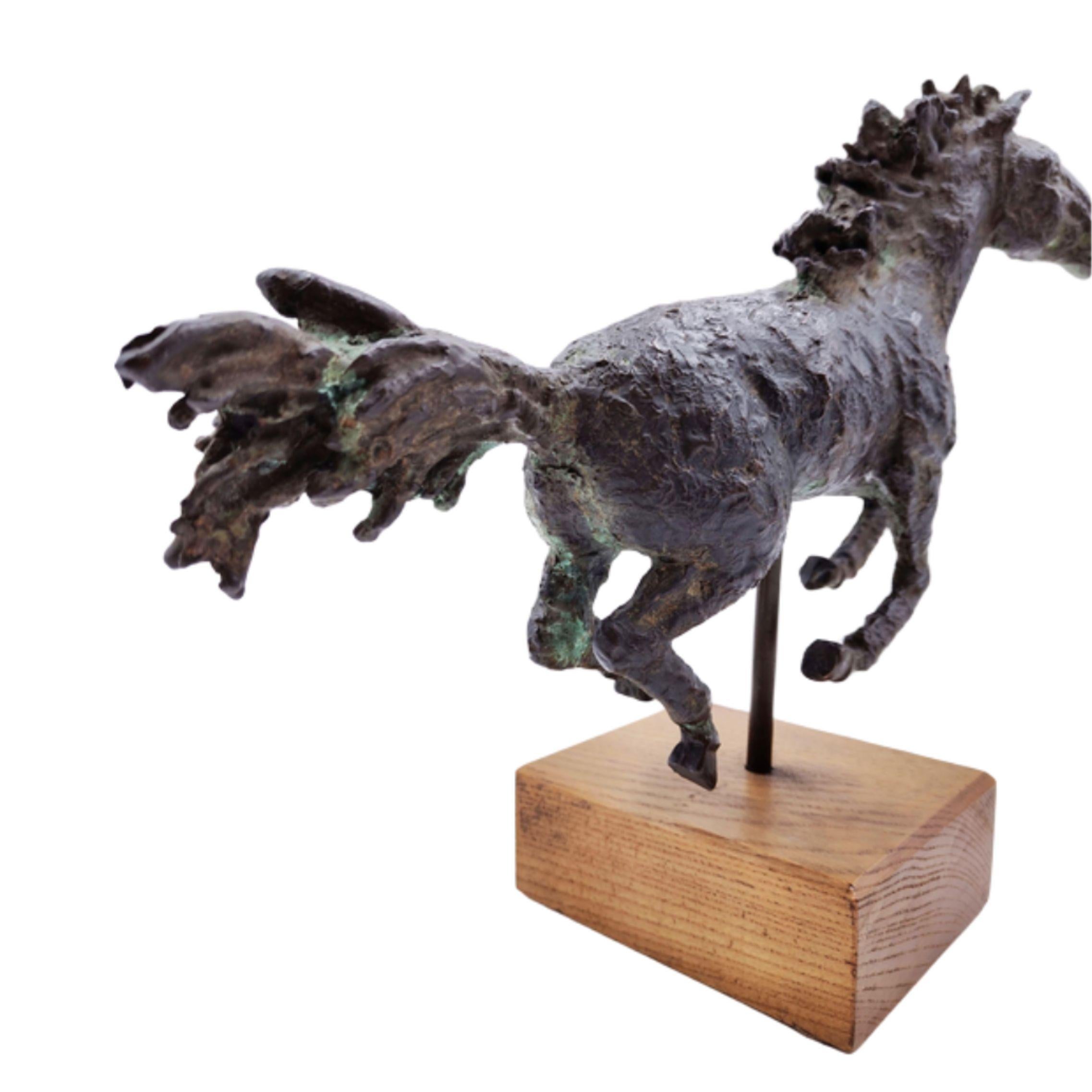 Cavallo in corsa in bronzo di Piero Augusto Donati, n°5/30, Italia, anni '80/'90 in vendita 4