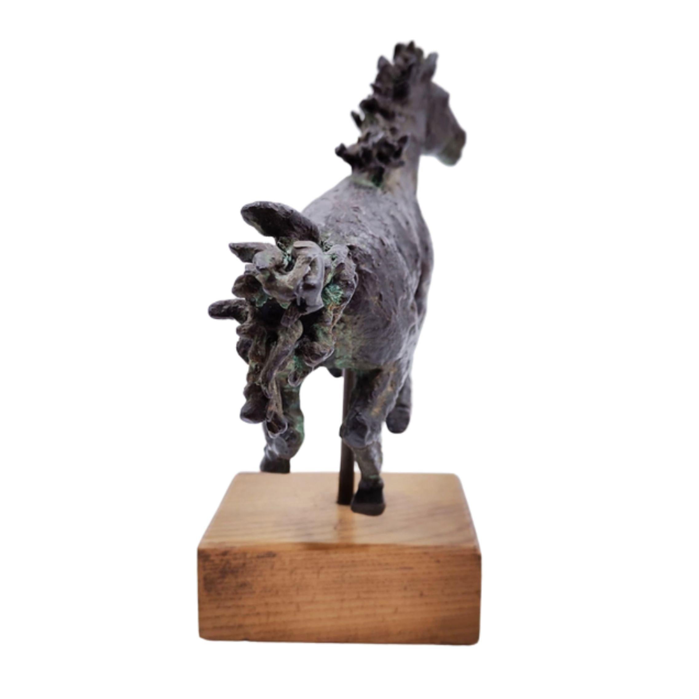 Cavallo in corsa in bronzo di Piero Augusto Donati, n°5/30, Italia, anni '80/'90 in vendita 5