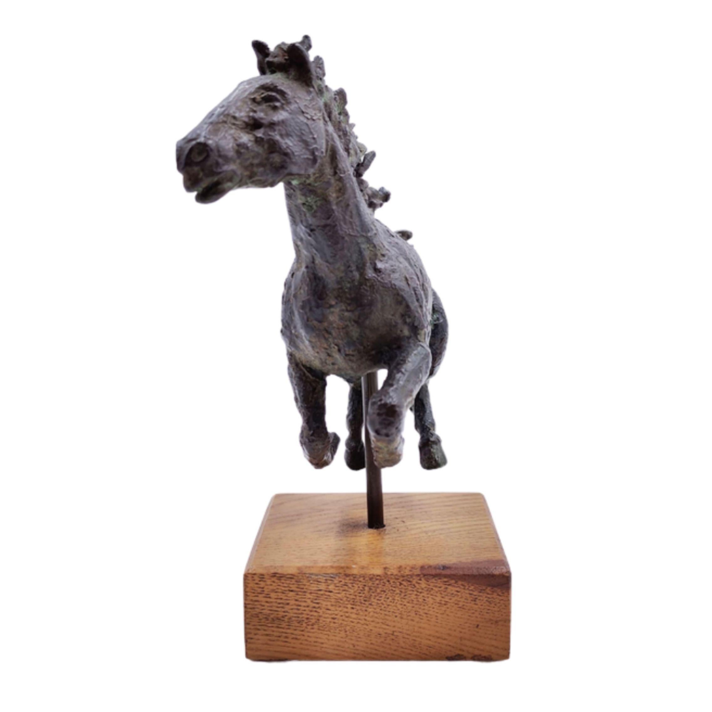 Cavallo in corsa in bronzo di Piero Augusto Donati, n°5/30, Italia, anni '80/'90 in vendita 6