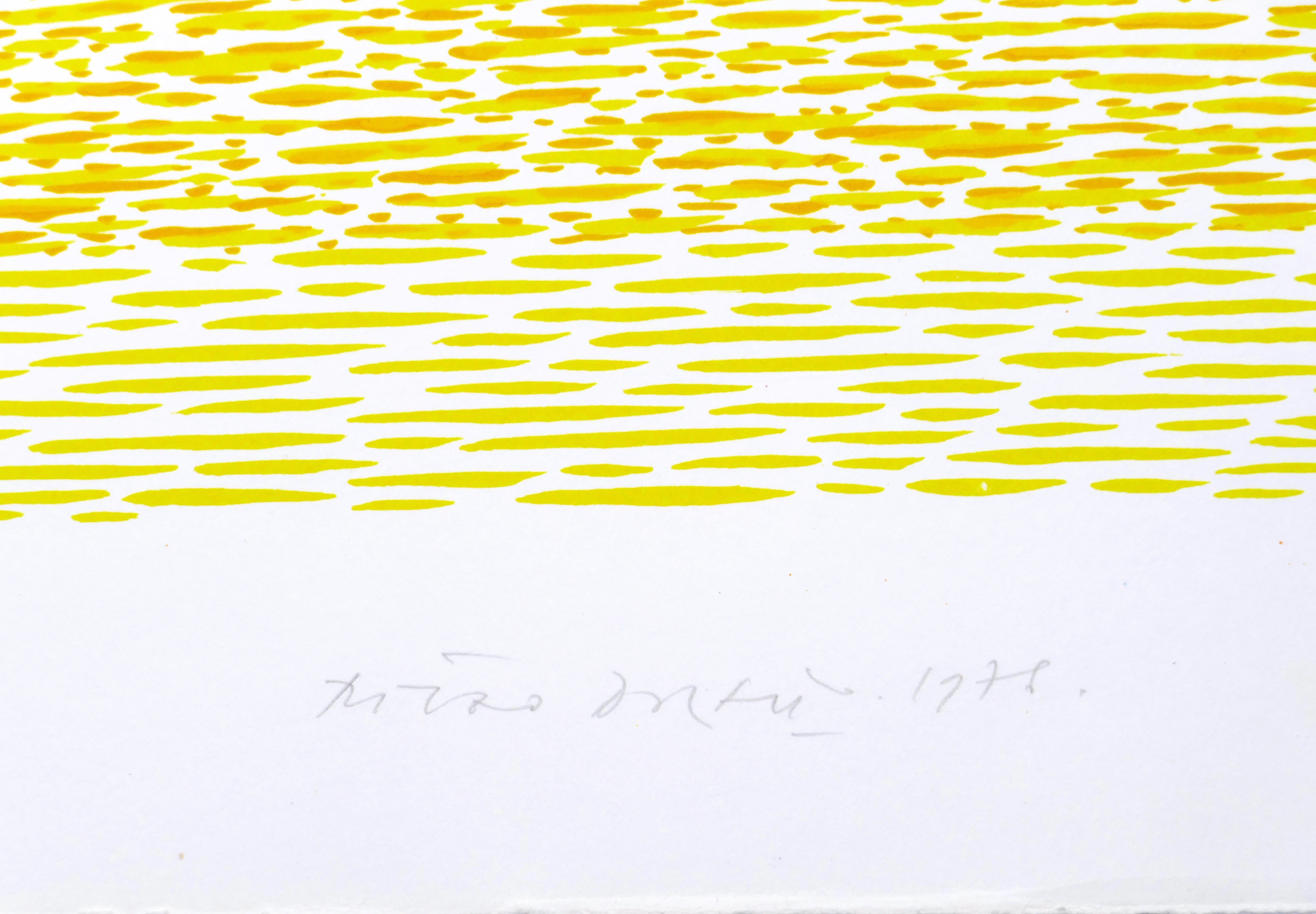 Abstract Composition - Original Lithograph by Piero Dorazio - 1978 3