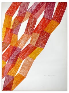Abstract Composition - Original Lithograph by Piero Dorazio - 1983