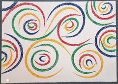 Cercles du Matin (Morning Circles) - Color Field Painting, Lyrical Abstraction 