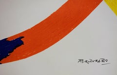 Colored Ribbons - Lithograph (Olympic Games Munich 1972)