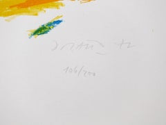 Composition - Lithograph by Piero Dorazio - 1972