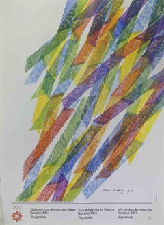 Olympics of Sarajevo - Original Poster - 1984