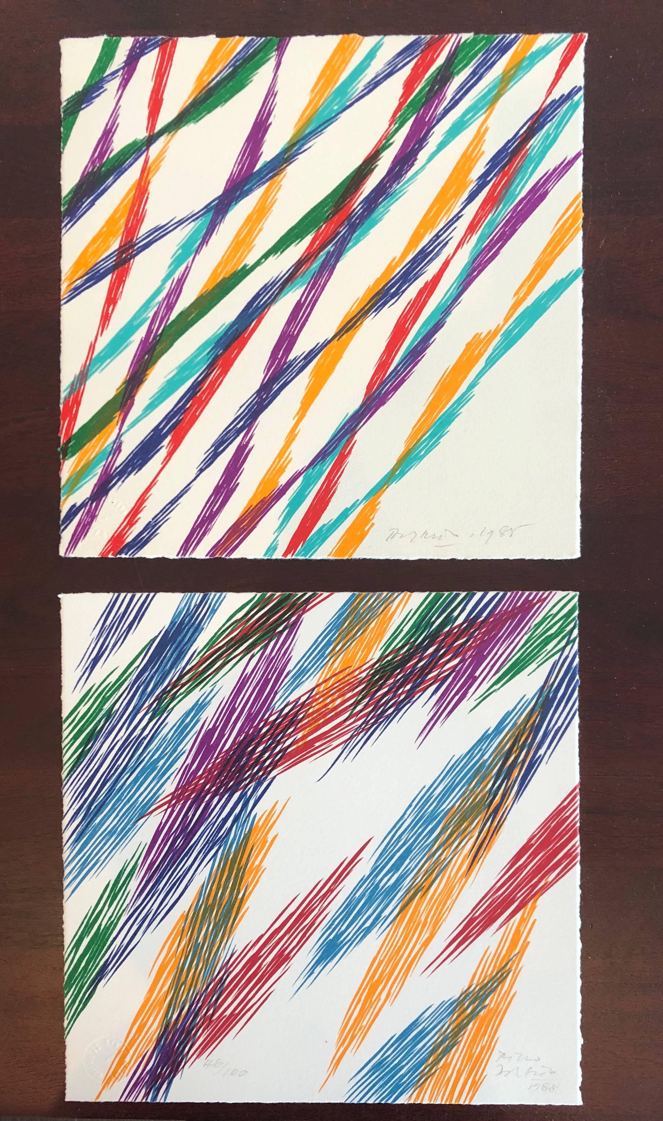 Untitled 1988 - Print by Piero Dorazio