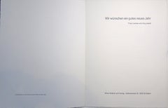 Wir Wurchsten Ein Gutes Neues Jahr - 1970s - Piero Dorazio - Lithograph