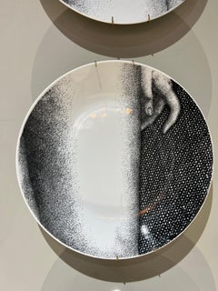 Piero Fornasetti 12 Eva Plates Italy circa 1960
