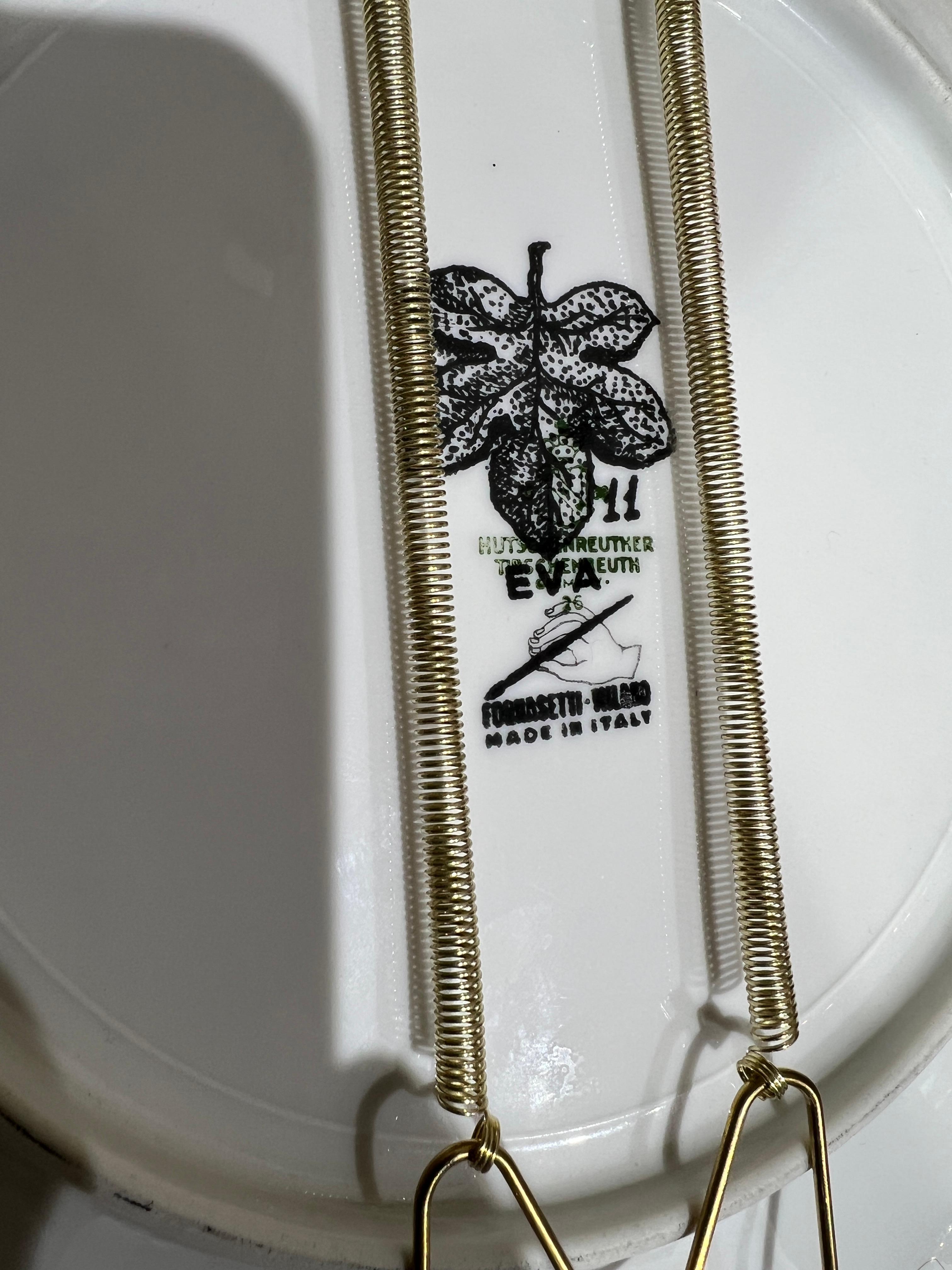 Piero Fornasetti 12 Eva Plates Italy circa 1960 In Good Condition In PARIS, FR