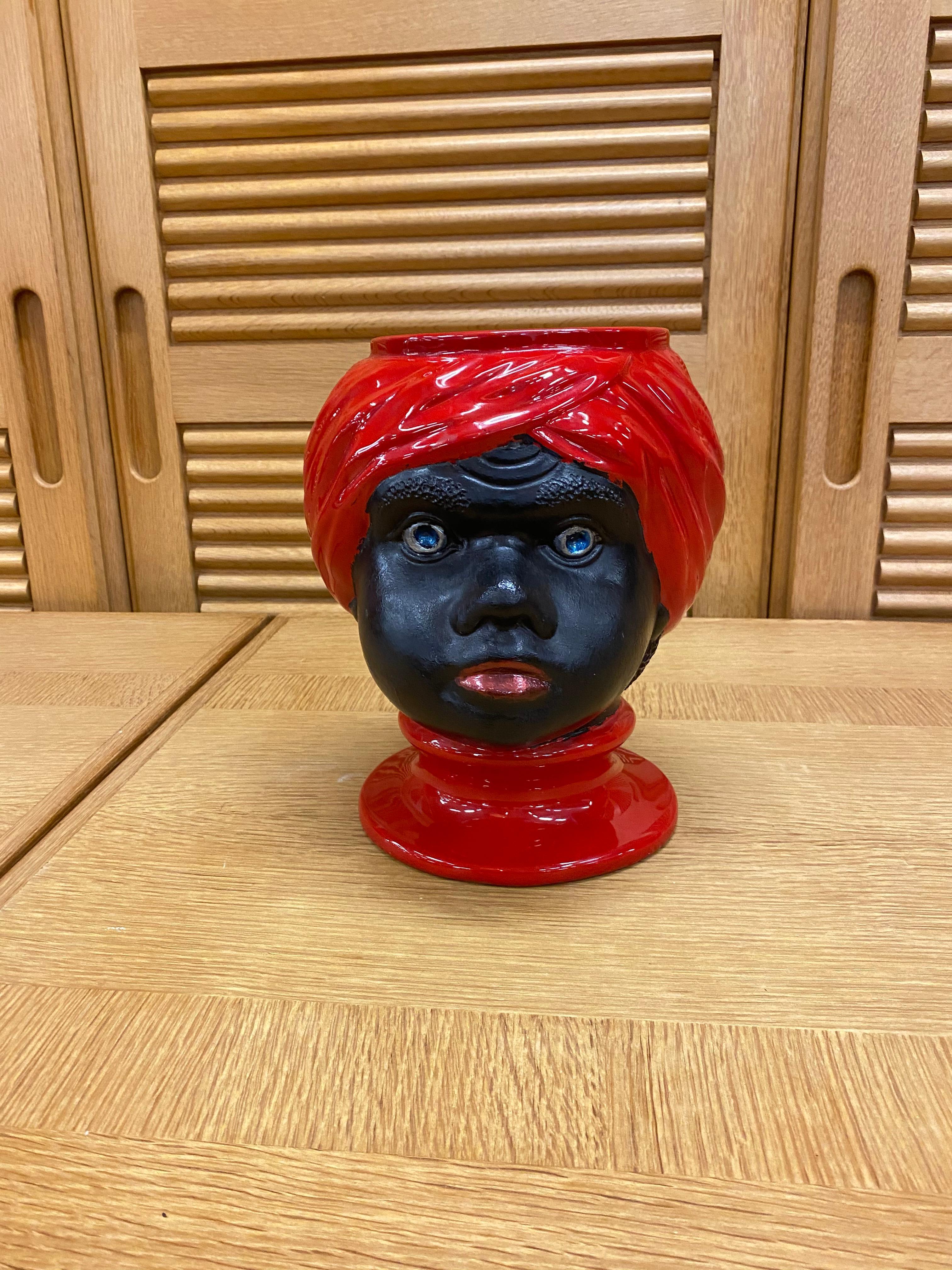 Piero Fornasetti, Ceramic Head Vase, circa 1960 6